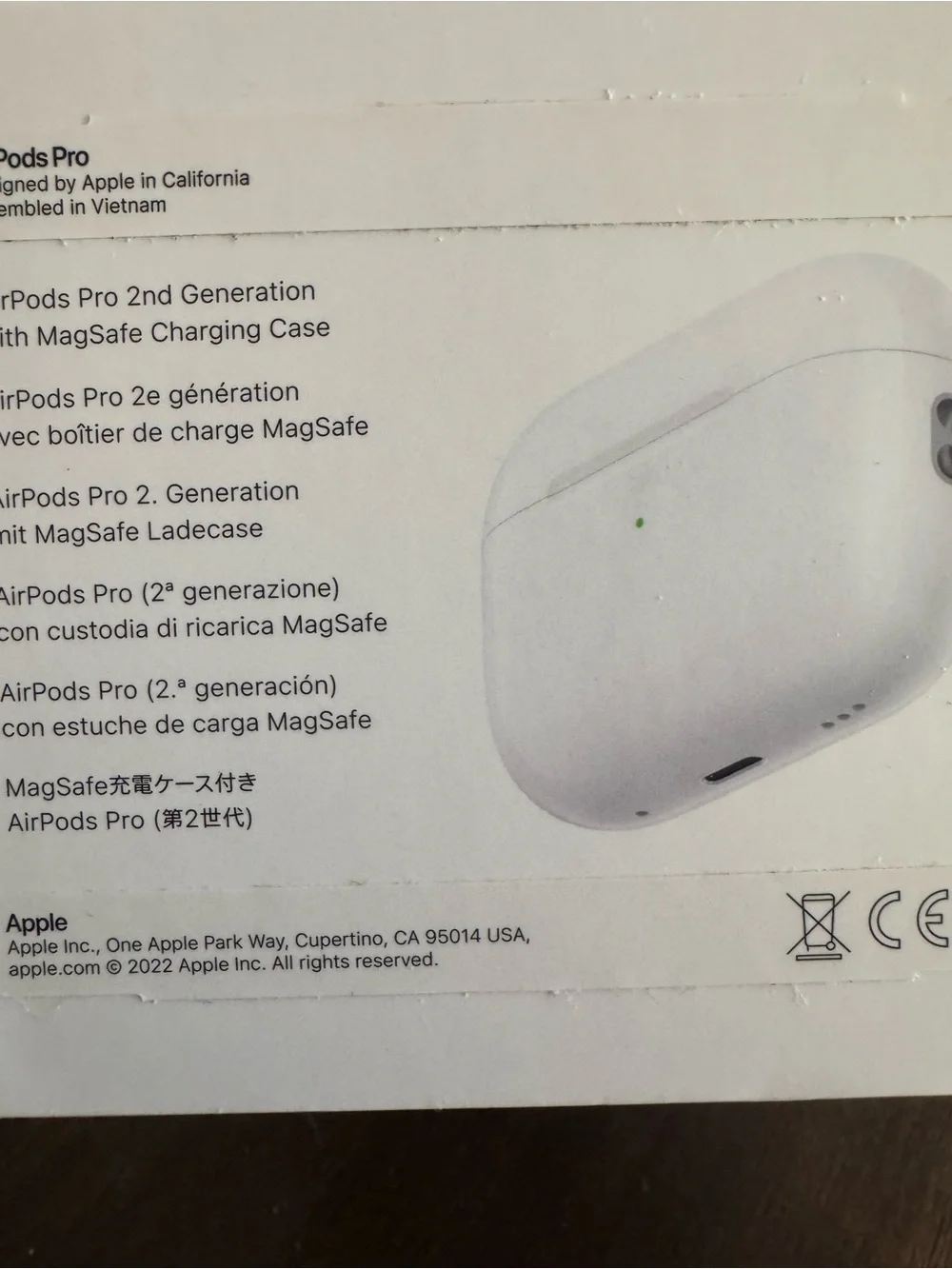 Apple White True Wireless Earbuds with Charging Case